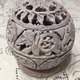 像のレース彫 キャンドルスタンド