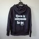 Black hoodie