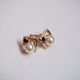 square pearl earring