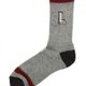 L & R 　JACQUARD　　MIXGRAY
