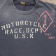 Motorcycle Race Dept T-SHIRTS--PIRATE BLACK  [RUDERIDERS]