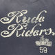 Memorial T-Shirt--PIRATE BLACK  [RUDERIDERS]
