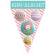  KIDS ARE ALRIGHT Button Badges Set   GIRL  pink 