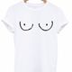 Tits Printed T-Shirt (セクシーだまし絵Tシャツ)