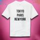 【NanakoWolfordオリジナル】TokyoParisNewYork-Tシャツ