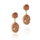 18K Gold Sparkle Crystal Bijou Erring (18金 クリスタルピアス)