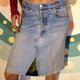 Denim Skirt Remake