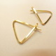 三角ピアス【14KGF】