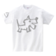 Ｔシャツ：犬の落し物01