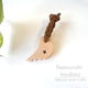 Wood charm 「Angel Wing」