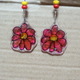 お花ピアス