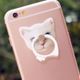 ★白ネコちゃん★スマホリング、ホールドリング、落下防止