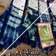 藍染めhemp cotton 靴下