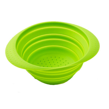 シリコン水切りボウル silicone strainer