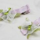 【ああ】ダブルピン　ピンクリボン×花　P17-0860