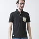 PROJECT SR’ES(プロジェクトエスアールエス) / ANOTHER FABRIC POCKET POLO(アロハ生地ポケット使用のポロシャツ) -SR'ES GOLF CLUB LINE-