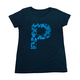  LEAF SILHOUETTE   P   T-Shirts BLK 