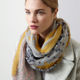 Mapoesie / スカーフ　foulard aida (ocre)