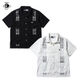 PAWN(パーン)CUBA  SHIRT ブラック/ホワイト