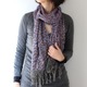 【PLOW -プラウ- 】シルク混ストール【SHIZUKU】Narrow type：約37ｃｍ×190ｃｍ