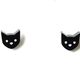 【イギリス】黒猫 ピアス