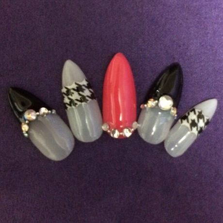 ゴージャス ネイル~千鳥格子~(今だけ1000円OFF!SALE価格)