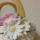 マーガレットのコサージュ