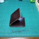 観音開きマネークリップ 茶色