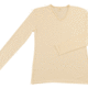 ORGANIC COTTON V NECK LONG SLEEVE T