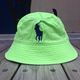  POLO RALPH LAUREN   BIG PONY   bucket hat (Neon Green) 