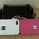 iPhone5/5Sカバーチェーン付3カラーセットCHANEL