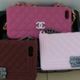 iPhone5/5Sカバーチェーン付3カラーセットCHANEL