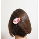 【プリザーブドフラワー／ヘアアクセサリーシリーズ／本当の紫陽花の髪飾り】甘い夢で目覚めた朝に選びたい。桜色とベリーピンクのスゥイートな髪飾りミニサイズ