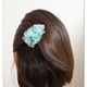 【プリザーブドフラワー／ヘアアクセサリーシリーズ／本当の紫陽花の髪飾り】静かな想いは心に秘めて。明るい空のような透明感ある髪飾りミニサイズ【 ラッピング付き】