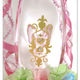 【プリザーブドフラワー／ガラスの靴シリーズ】薔薇とブルースターの陽気なおしゃべりに金色のウサギさんも加わって…