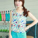 20.Coming Summer Circle States Crew Neck Tank Top