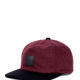 Herschel Supply/ハーシェル・サプライ - Niles (ニールズ) 5パネルウールキャップ (Windsor Wine/Black ウィンザーワイン/ブラック)