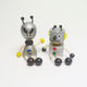 ミニ人形マグネット　宇宙人とロボット