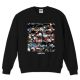 【受注品】 メッセージスウェット 紅型(BLACK)