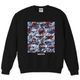 【受注品】 メッセージスウェット 迷彩(BLACK)
