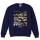 【受注品】 メッセージスウェット 紅型(NAVY)