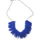 NICK NEEDLES Felt Necklace Triangle Blue