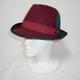 2TONE FELT STECH HAT　ワイン／グリーン