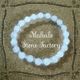 Mahalo　ホワイトジェイドブレスレット