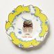Anthropologie 自然界デザートプレート ふくろう