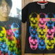 ミスターチルドレン Mr.Children 桜井和寿着 カラフルスカルＴシャツSMLXL/ダークグレー/黒新品ネット通販売がいこつ柄スカル柄プリント蛍光色