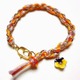Colorful satin bracelet/flower     カラフルサテンブレスレット/フラワー