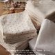 《送料無料》Fabric + ドット柄ガーゼ（2枚合わせ）ハンカチ４枚セット 《日本製 エコテックス認証》《出産準備 ガーゼハンカチ》【メール便でお届けです　】