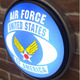 ★ラウンドウォールランプ★エアフォース【U S Air Force】