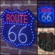 LEDの電飾ボード★LEDダイカットボード★ルート６６【Route 66】